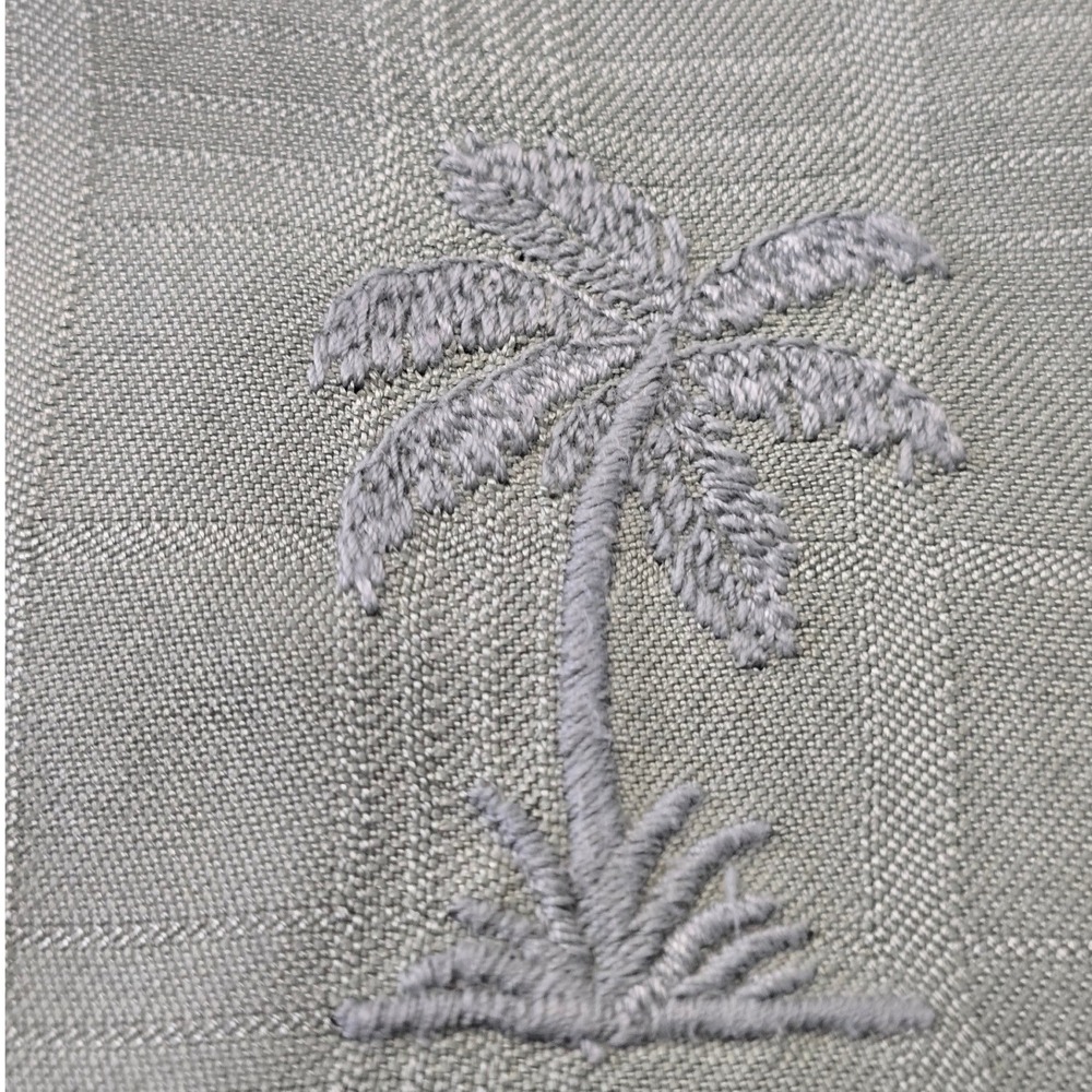 Tommy Bahama 100% Silk Button Up Shirt Mens XL Green Short Sleeve Camp Casual - Picture 3 of 11